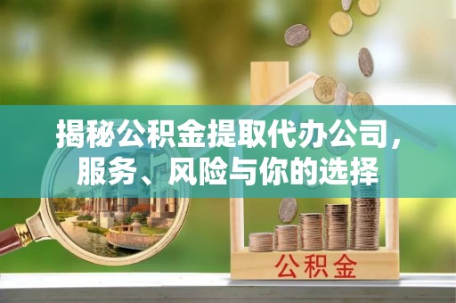郏县揭秘公积金提取代办公司，服务、风险与你的选择