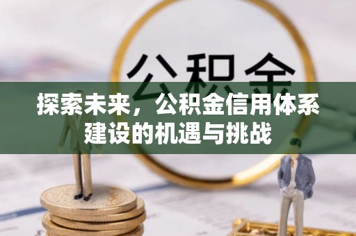 郏县探索未来，公积金信用体系建设的机遇与挑战