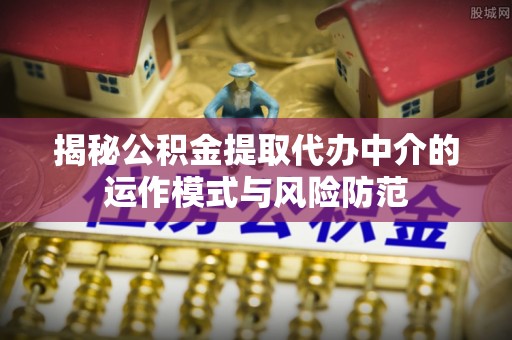 郏县揭秘公积金提取代办中介的运作模式与风险防范