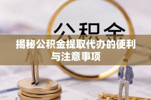 郏县揭秘公积金提取代办的便利与注意事项