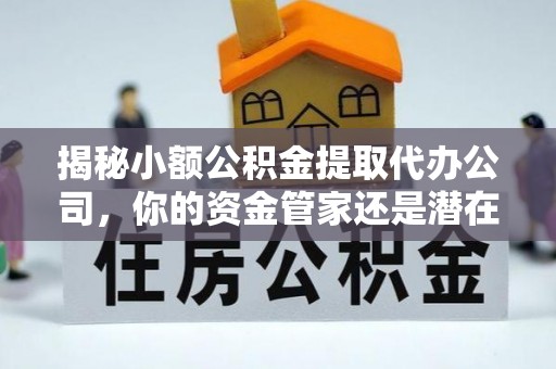 郏县揭秘小额公积金提取代办公司，你的资金管家还是潜在陷阱？